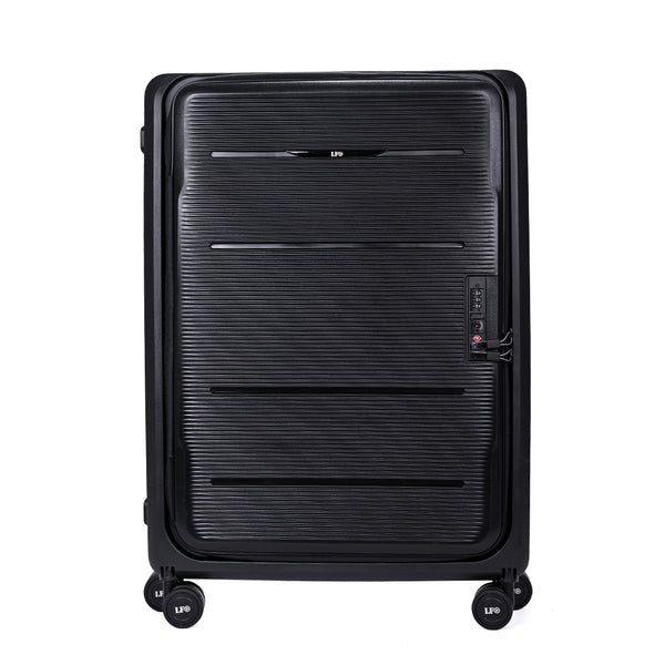 Foldable Hardcase Black Cabin Suitcase for Travel ( 24 inch-75) - LFOonline